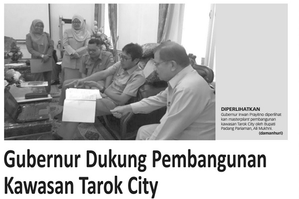 Gubernur Dukung Tarok City
